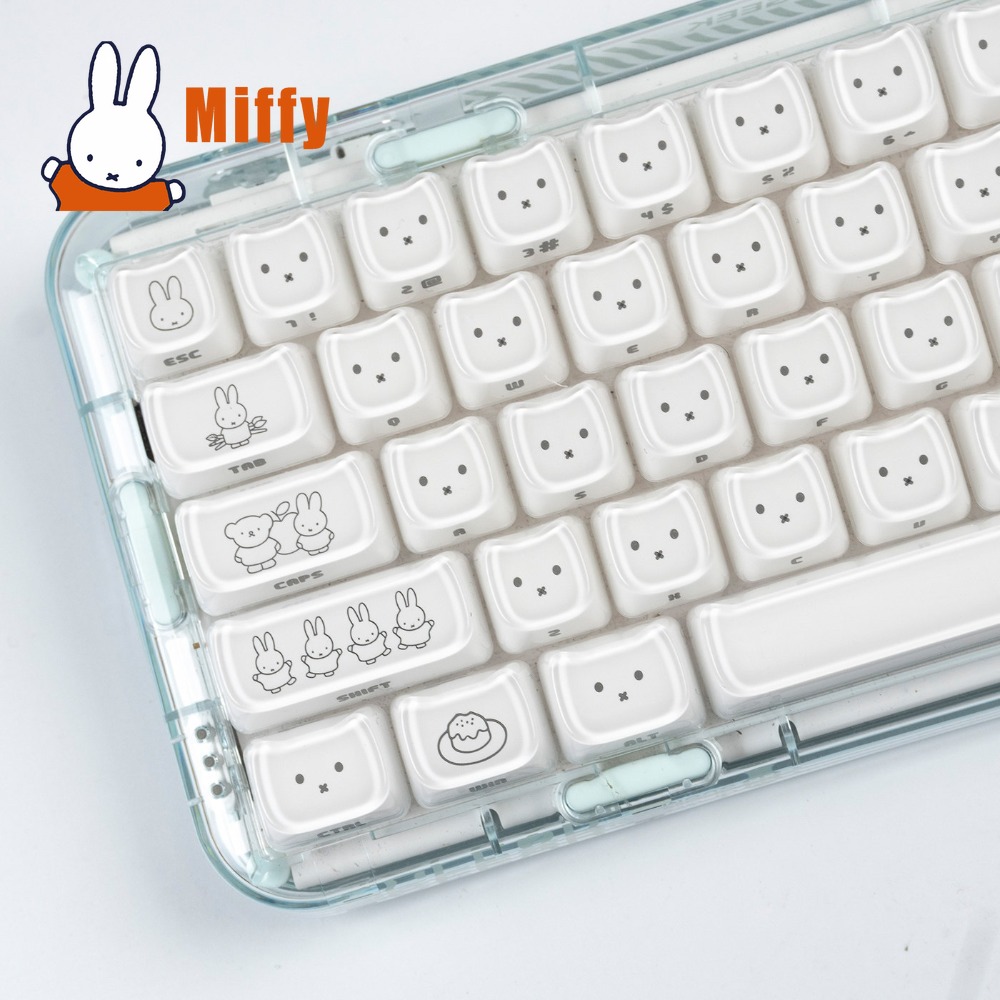 Kawaii Miffy Keycaps Cute Rabb - огляд і ціна Tech For Office