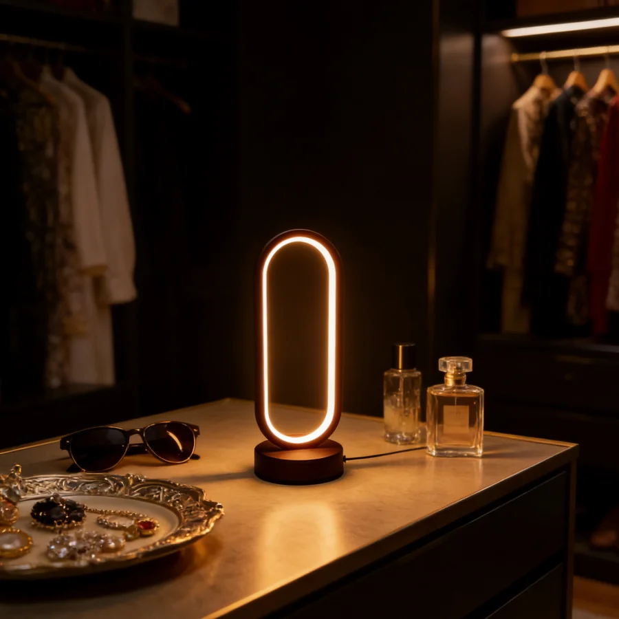 1Pcs Table Lamp Bedroom Ring T - огляд і ціна Ring Light Desk Small