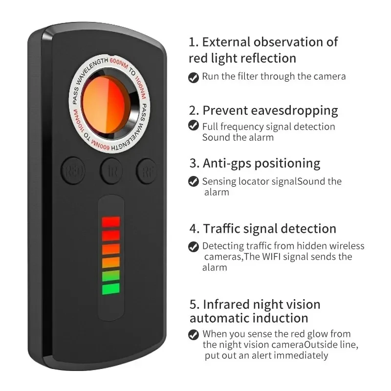 Hidden Camera Detector Anti Sp - огляд і ціна Tech For Office