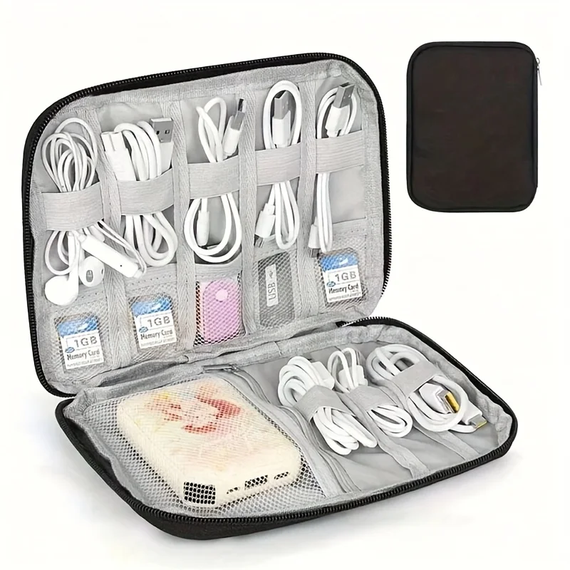 1 Pack Portable Electronic Acc - огляд і ціна Office Tech Bag