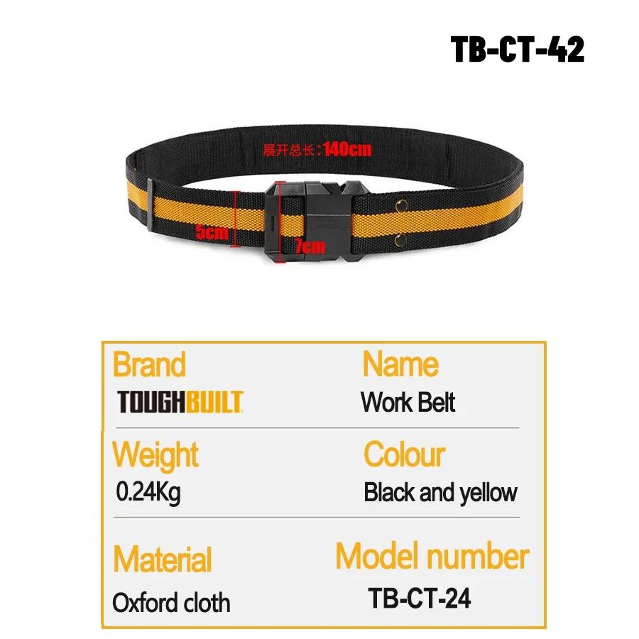 ToughBuilt TB-CT-42 Work Belt  - огляд і ціна Office Tech Bag