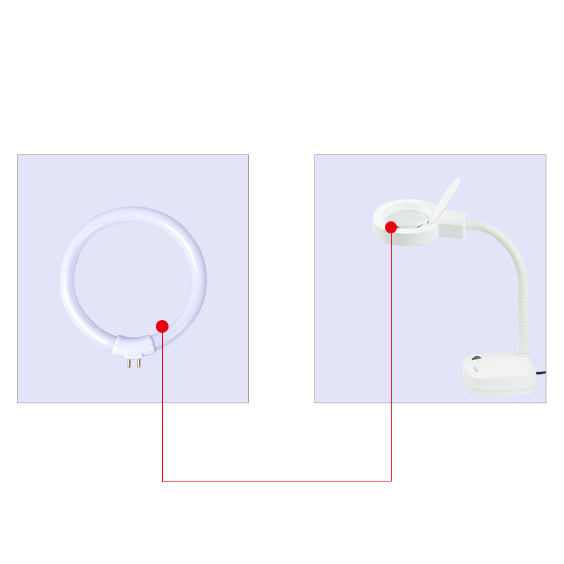 White Small Desk Lamps Bulb T4 - огляд і ціна Ring Light Desk Small