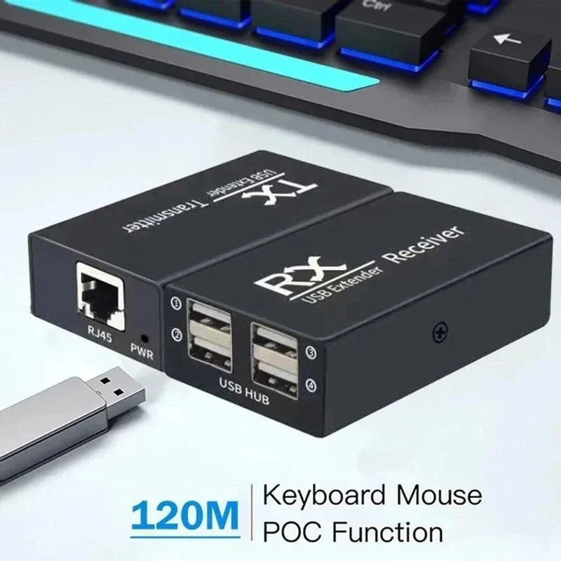 120M 4 Port USB Extender Over  - огляд і ціна Usb Extender Active